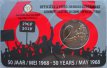 1806-011583 Belgie 2 euro 2018 coincard 50 jaar mei 1968 (fr)